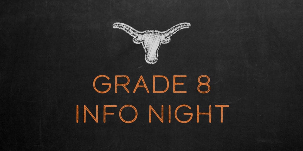 Grade 8 Info Night