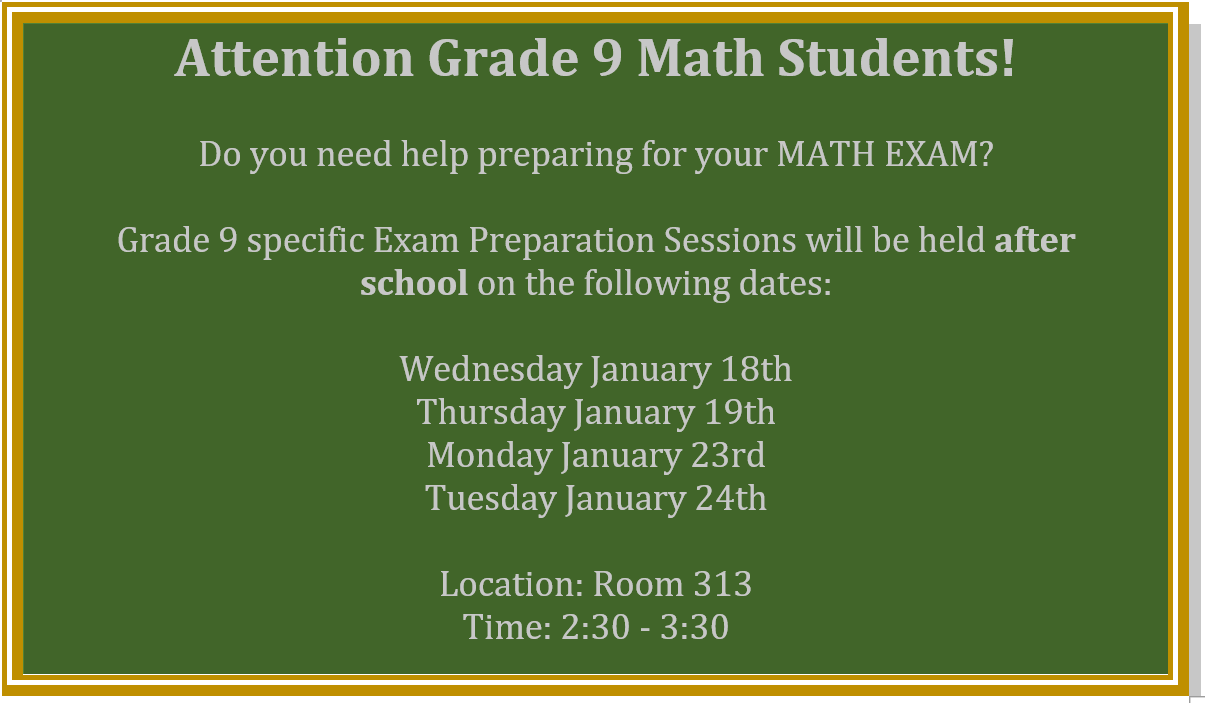 Grade 9 Math Exam Prep Corpus Christi Catholic Secondary School grade-9-math-exam-prep-corpus-christi-catholic-secondary-school